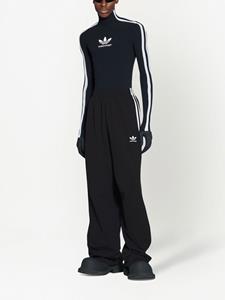 Balenciaga x adidas trainingsbroek met wijde pijpen - Zwart