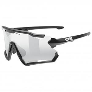 uvex Sportstyle 228 Variomatic Sportbrille 2205 black matt, litemirror silver S1-3))