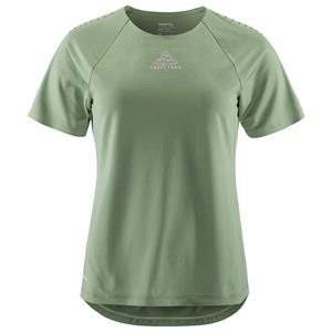 Craft  Women's Pro Trail S/S Tee - Hardloopshirt, groen