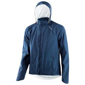 Löffler  Jacket with Hood Comfort Fit WPM Pocket - Fietsjack, blauw