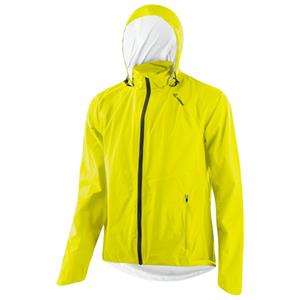 Löffler  Jacket with Hood Comfort Fit WPM Pocket - Fietsjack, geel