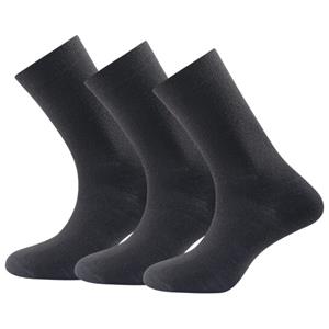 Devold  Daily Light Sock 3-Pack - Merinosokken, zwart