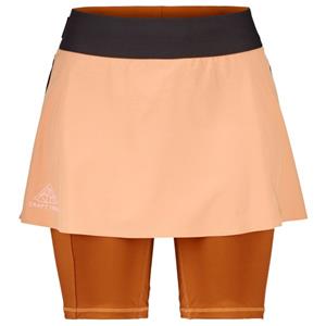 Craft  Women's Pro Trail 2In1 Skirt - Hardloopshort, beige