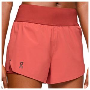 On  Women's Running Shorts - Hardloopshort, auburn / ruby