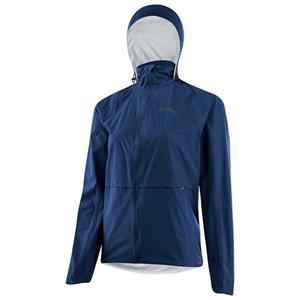 Löffler  Women's Jacket with Hood Comfort Fit WPM Pocket - Fietsjack, blauw