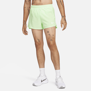 Nike Fast Dri-FIT hardloopshorts met binnenbroek voor heren (8 cm) - Groen