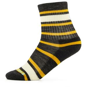 SmartWool  Kids' Hike Light Cushion Striped Crew Socks - Multifunctionele sokken, zwart