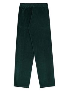 Sporty & Rich Faubourg velour track pants - Groen
