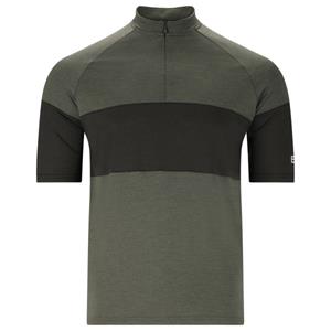 ENDURANCE  Bianco Melange Cycling-MTB S/S Shirt - Fietsshirt, olijfgroen