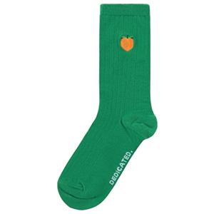 Dedicated  Rib Socks Knivsta Peach - Multifunctionele sokken, groen