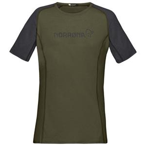 Norrøna  Women's Fjørå Equaliser Lightweight T-Shirt - Fietsshirt, olijfgroen