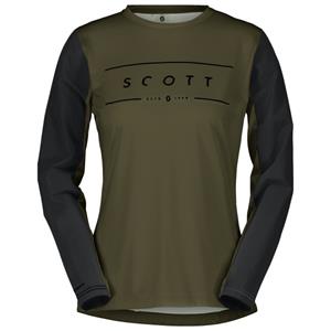 Scott  Women's Trail Vertic L/S - Fietsshirt, olijfgroen
