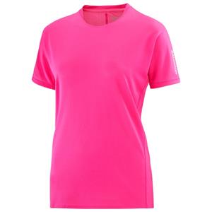 Salomon  Women's Sense Aero S/S Tee - Hardloopshirt, roze