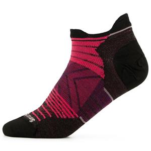 SmartWool  Women's Run Zero Cushion Stripe Low Ankle Socks - Hardloopsokken, zwart