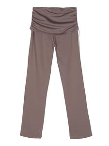 Adidas by Stella McCartney rolled-waist track trousers - Grijs