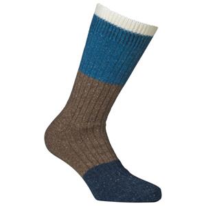 Alpacasocks&Co  Merino Block - Multifunctionele sokken, blauw/bruin