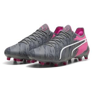 PUMA King Ultimate FG/AG Rush - Cool Dark Gray/Strong Gray/Roze LIMITED EDITION