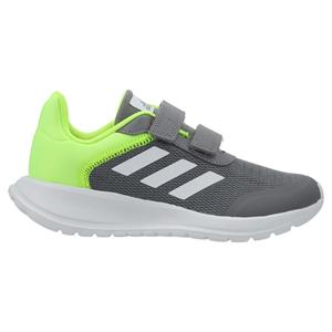 Adidas Hardloopschoenen Tensaur Run 2.0 Velcro - Grijs/Wit/Lucid Lemon Kids
