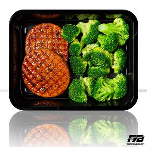 Fuelyourbody Kant en klare maaltijden - Afvallen - Kip - Kipburger - Broccoli (met kruiden) - 