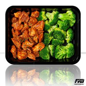 Fuelyourbody Kant en klare maaltijden - Halal - Kip  - Kip Piri Piri - Broccoli - 