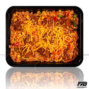 Fuelyourbody Kant en klare maaltijden - Halal - Beef - Mexicaanse rijstschotel - Beef  [BULK] - 