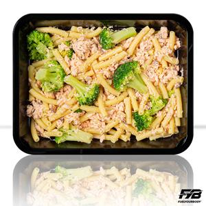 Fuelyourbody Kant en klare maaltijden - Spiermassa - Vis - Macaroni - Zalm - Broccoli (met kruiden) - 