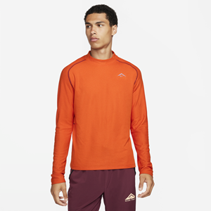 Nike Trail Dri-FIT hardlooptop met lange mouwen voor heren - Oranje