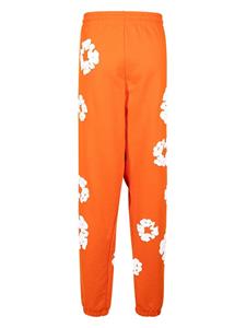 Denim Tears Cotton Wreath-print track pants - Oranje