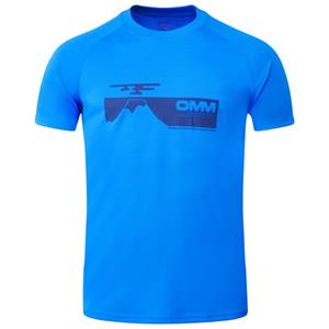 OMM  Bearing Tee S/S - Sportshirt, blauw