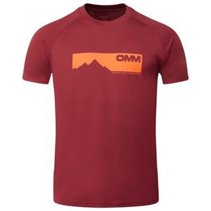 OMM  Bearing Tee S/S - Sportshirt, rood