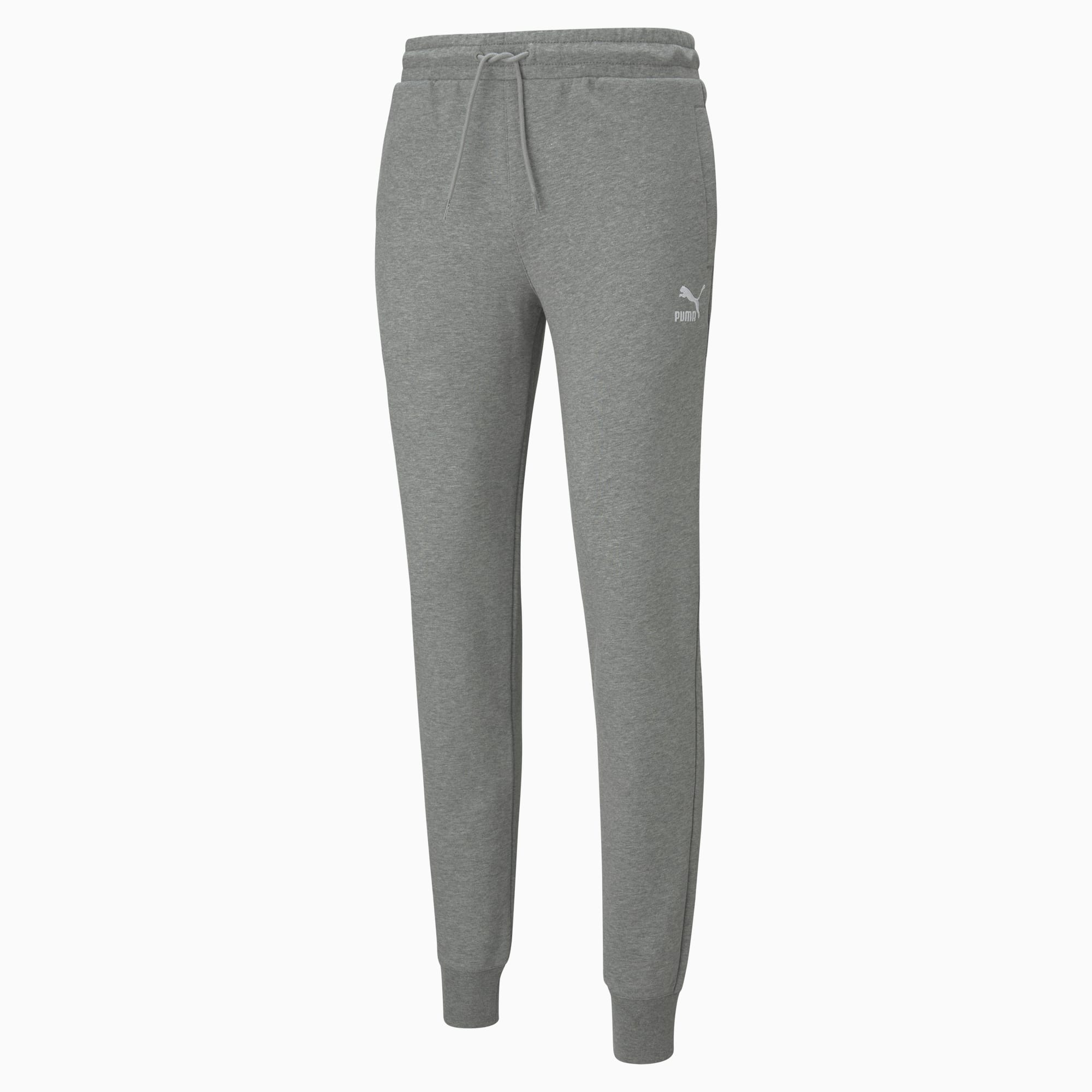 PUMA Classics sweatpants met boorden, Grijs