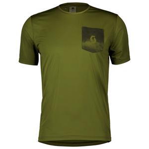 Scott  Gravel 20 S/S - Fietsshirt, olijfgroen