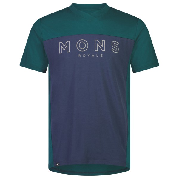 Mons Royale  Redwood Enduro VT - Fietsshirt, blauw
