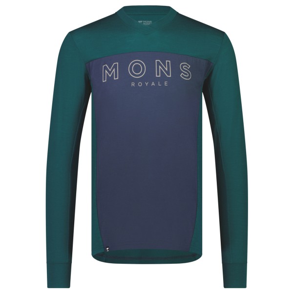 Mons Royale  Redwood Enduro VLS - Fietsshirt, blauw