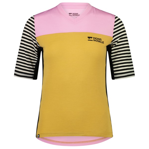 Mons Royale  Women's Redwood Enduro VT - Fietsshirt, geel