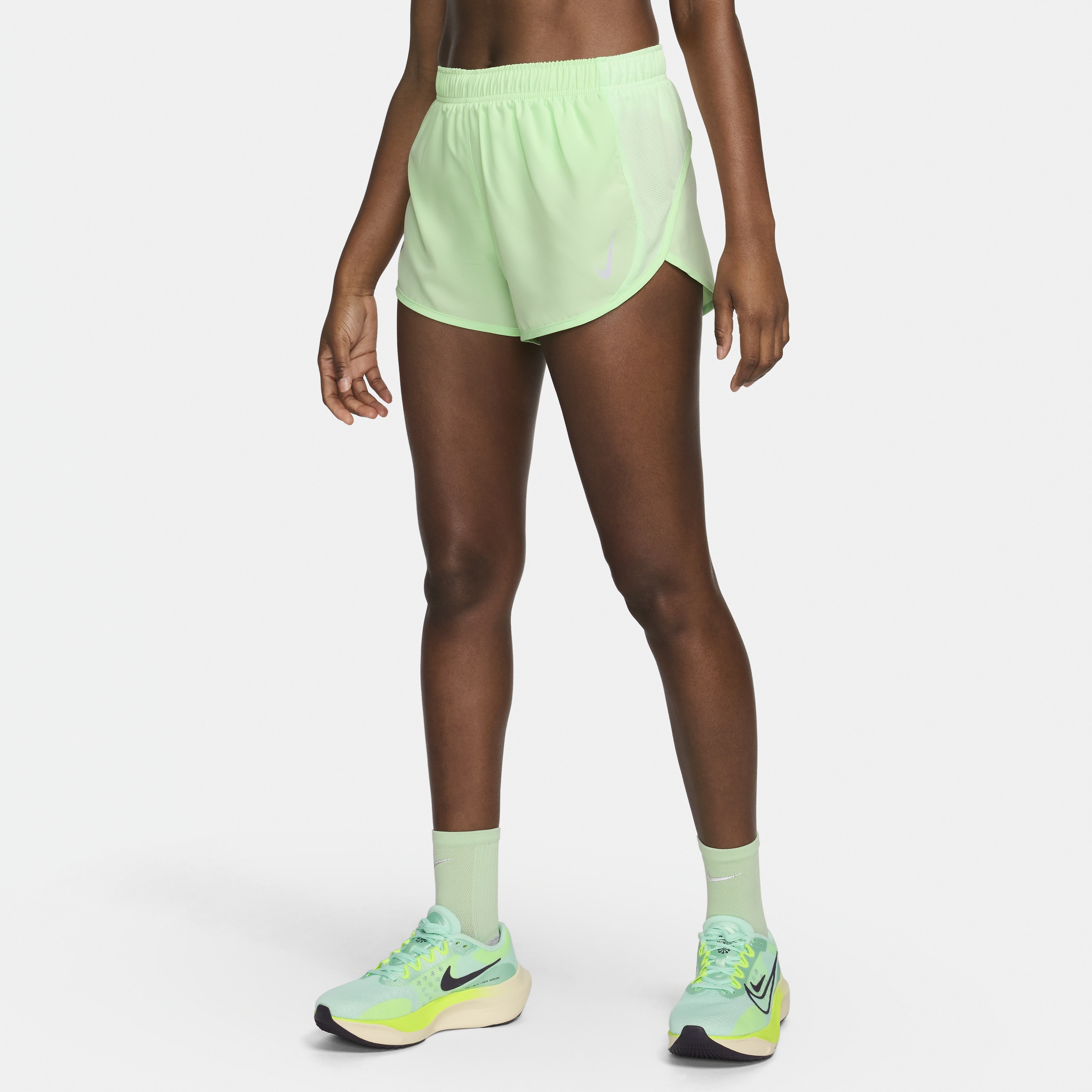 Nike Fast Tempo Dri-FIT hardloopshorts voor dames - Groen
