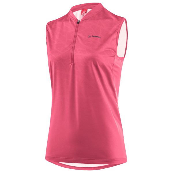 Löffler  Women's Bike Sleeveless Shirt Half Zip Cutina - Fietshemd, roze