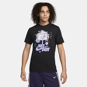 Nike basketbalshirt voor heren - Zwart