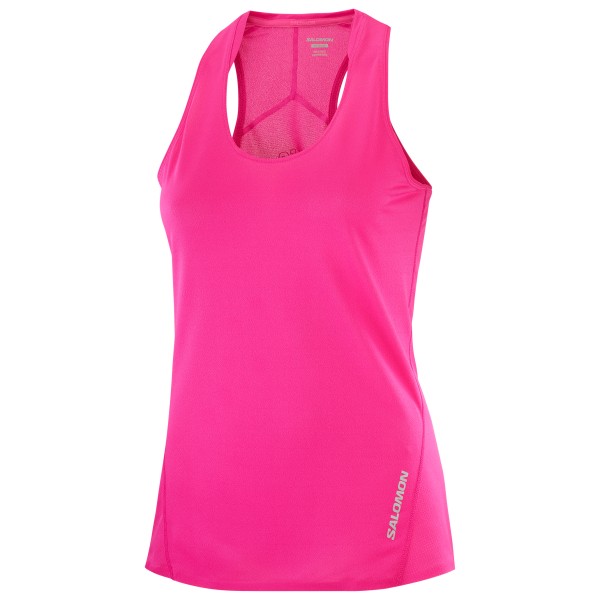 Salomon  Women's Sense Aero Singlet - Hardloopshirt, roze