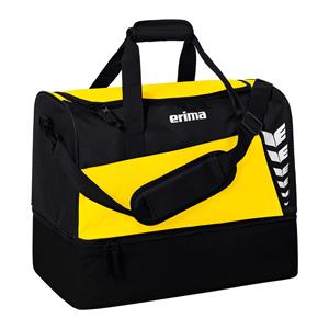 erima Six Wings Sporttasche mit Bodenfach gelb/schwarz S
