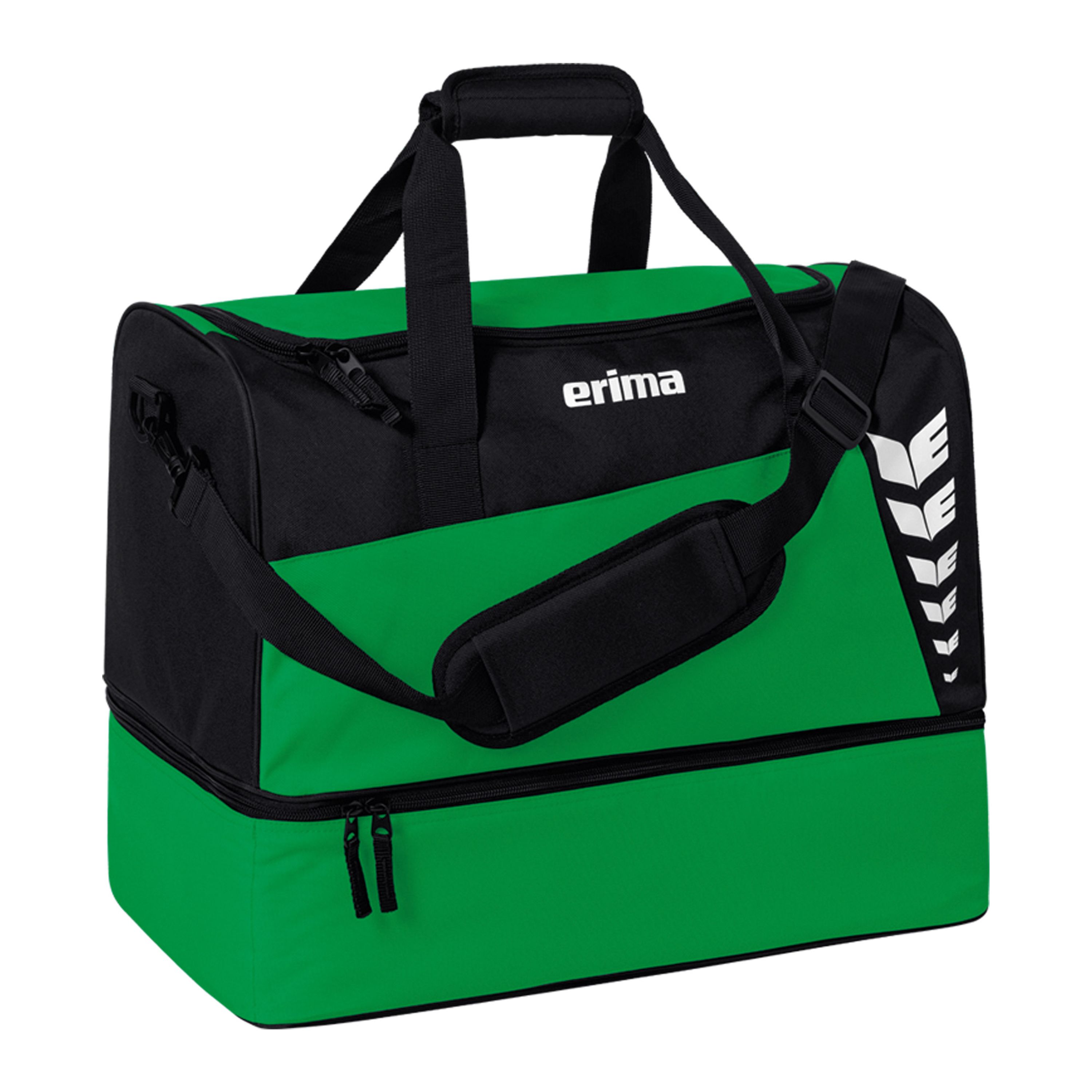 erima Six Wings Sporttasche mit Bodenfach smaragd/schwarz S