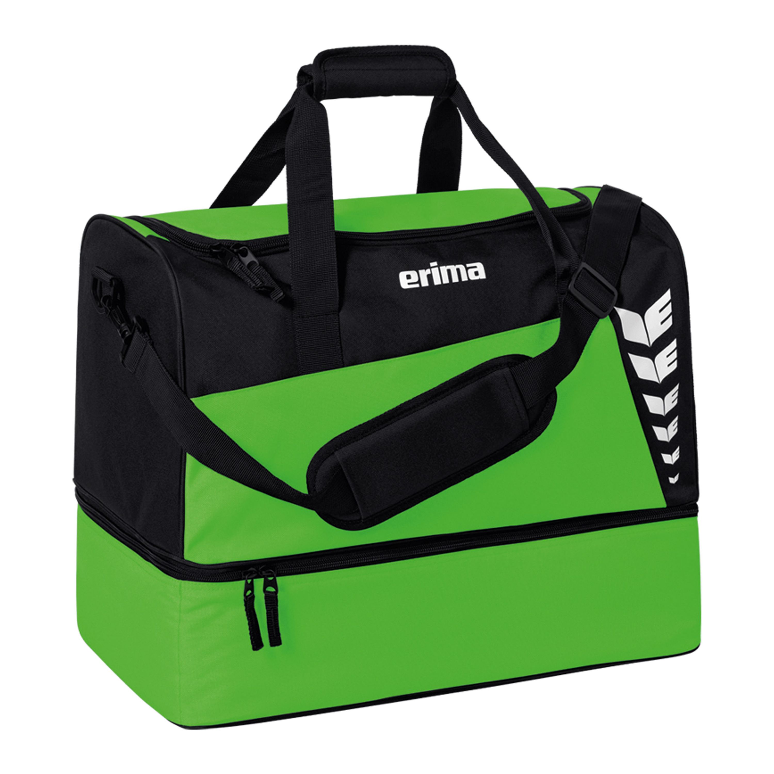 erima Six Wings Sporttasche mit Bodenfach green/schwarz M