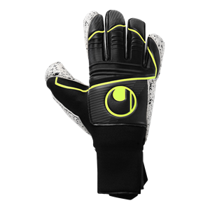 Uhlsport Supergrip+ Flex Frame Carbon Black Fluo Yellow - Keepershandschoenen - Maat 10