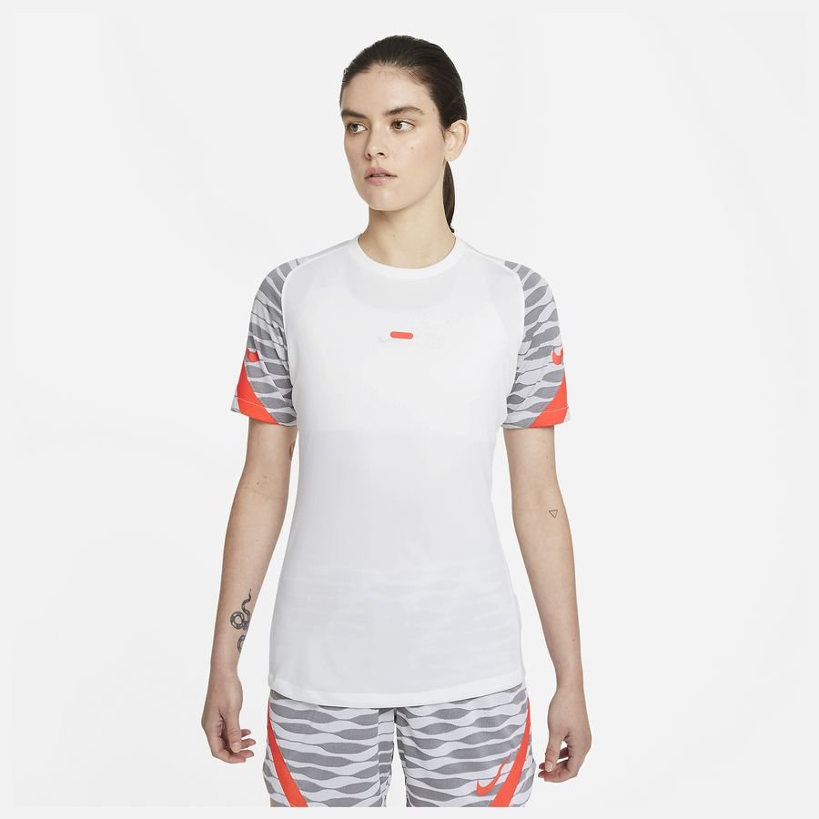 Nike Voetbalshirt Dri-FIT Strike 21 - Wit/Zwart/Rood Dames