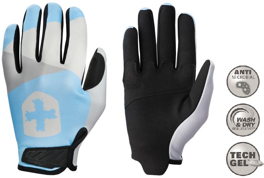 Harbinger Women's Shield Protect Fitness Handschoenen - Blauw/Grijs