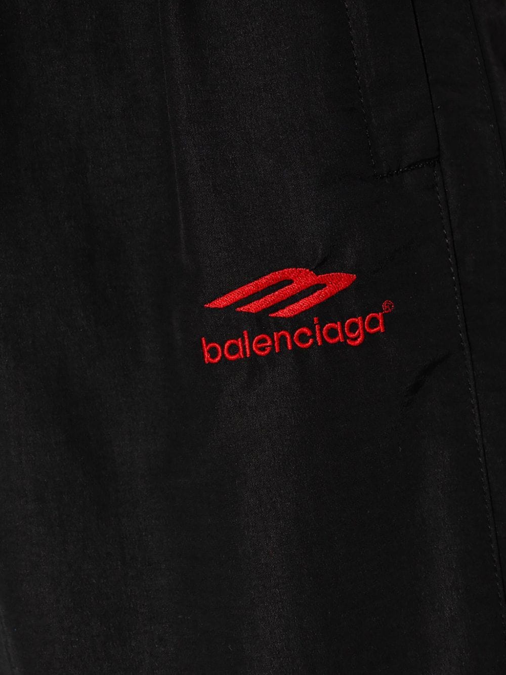 Balenciaga Katoenen trainingsbroek met geborduurd logo - Zwart