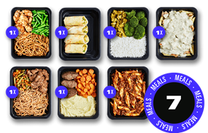 Prep The Food Prep Meals | Kip gehakt en pulled beef variatiepakket 1 week