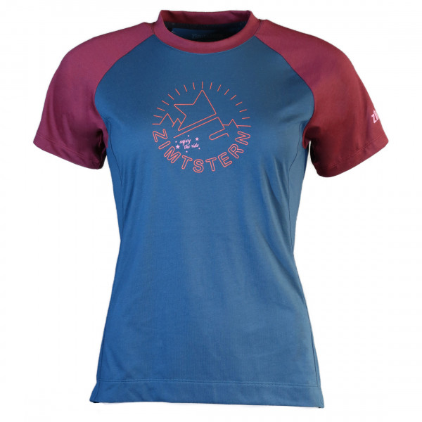 Zimtstern  Women's Pureflowz Shirt S/S - Fietsshirt, blauw