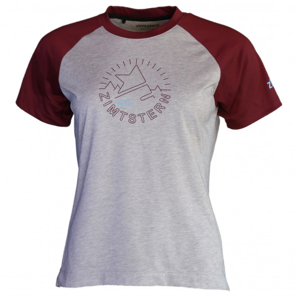 Zimtstern  Women's Pureflowz Shirt S/S - Fietsshirt, grijs
