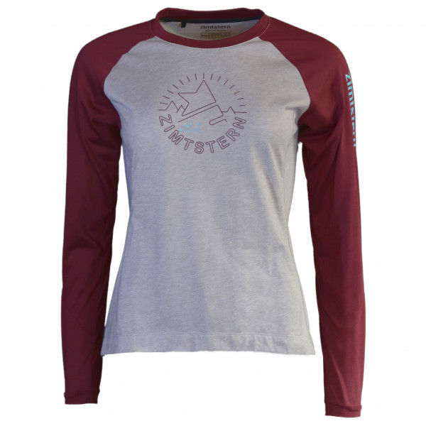 Zimtstern  Women's Pureflowz Shirt L/S - Fietsshirt, grijs
